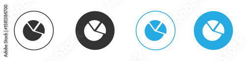 Free Download Chart pie icon design Concept collection for UI UX - GFXLoad