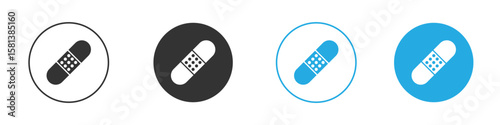 Band aid icon design Concept collection for UI UX