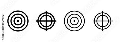 Target icon logo design. goal icon vector. target marketing sign and symbol