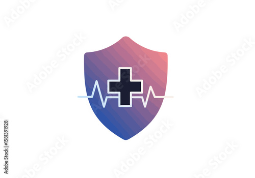 Healthcare Shield Protection Symbol