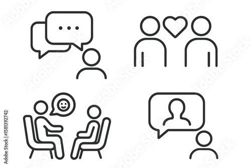 Farm Animal Line Icons Collection. Thin Linear Vector Set Featuring Cow, Bull, Sheep, Lamb, Goat, Horse, Pig, Livestock, Domestic Animals, Minimalist Outline Illustrations