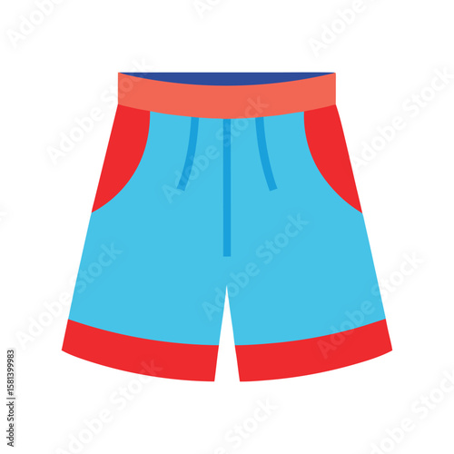 shorts on white background