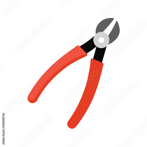 nail cutter on white background