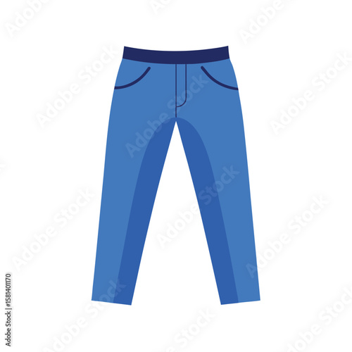 jeans isolated on white background
