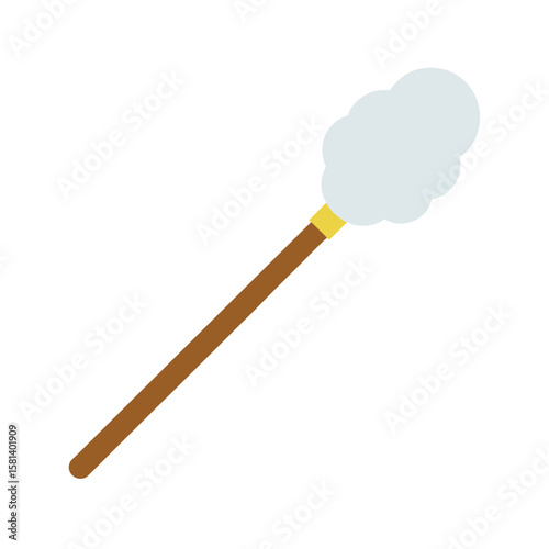 vector illustration of a cotton swab