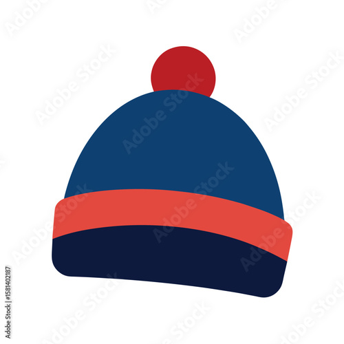 beanie on white background