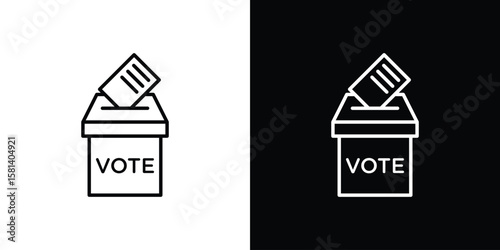Referendum icon transparent vector isolated