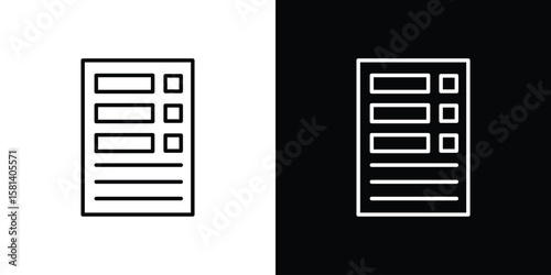Mood board icon transparent vector isolated