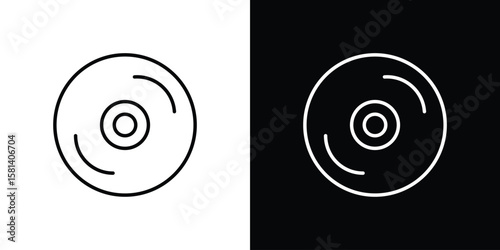 DVD icon transparent vector isolated