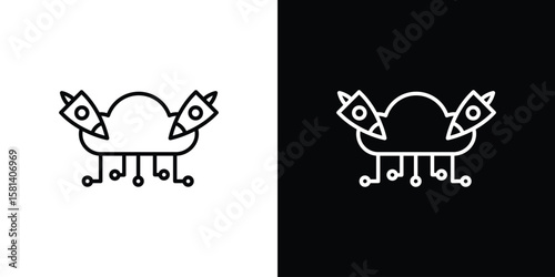 DOS icon transparent vector isolated