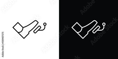 car pedal icon transparent vector isolated