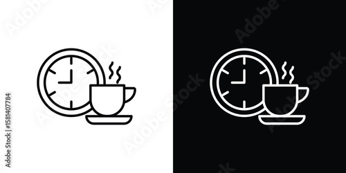 Break icon transparent vector isolated