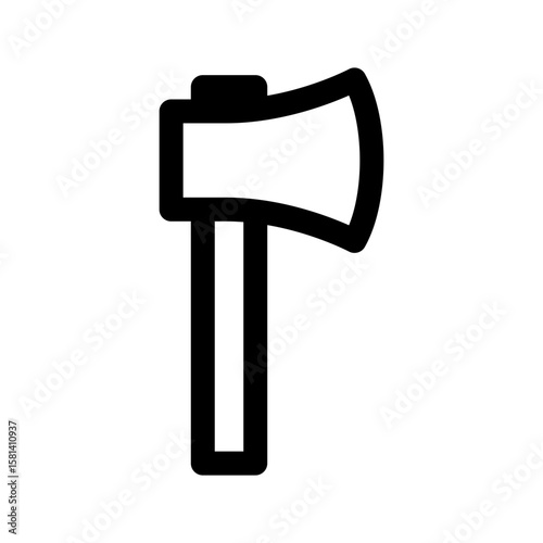 Axe Icon Vector Symbol Design Illustration