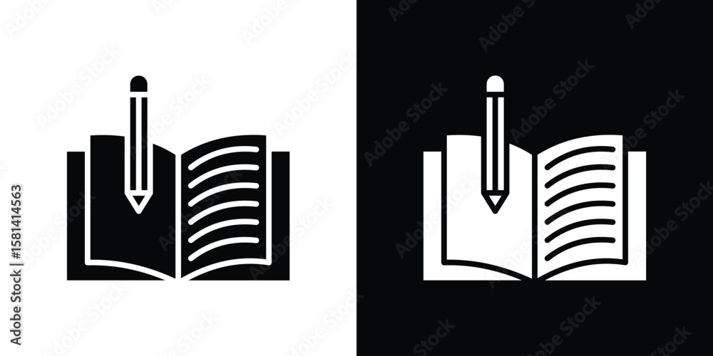 Obraz premium Homework icon Vector clipArt Illustrations in flat style