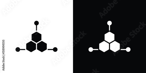 Hormones icon Vector clipArt Illustrations in flat style