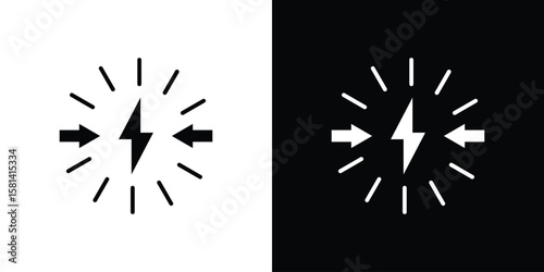 Conflict icon Vector clipArt Illustrations in flat style