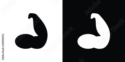 Arm icon Vector clipArt Illustrations in flat style