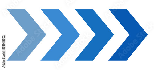 blue arrows, arrow, Gradient Blue Chevrons Moving Right