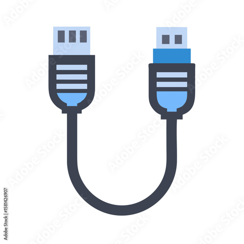 Canvastavla USB Cable Connector: Data Transfer, Charging, and Connectivity Solutions Illustr