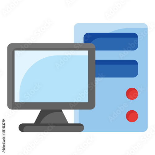 Computer Flat Icon