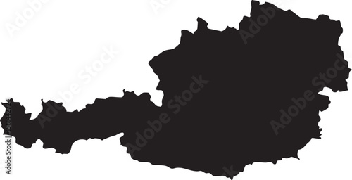 Vector Map of Austria