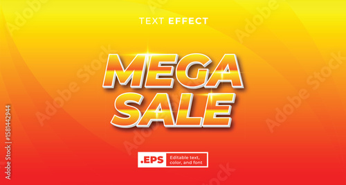 Promotion editable text style effect illustrator. buy 1 get 1, flash sale, big sale, special price, limited sal, year end sale, special discount