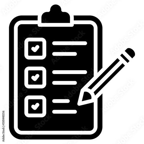 Smart Assessment Icon Element For Design