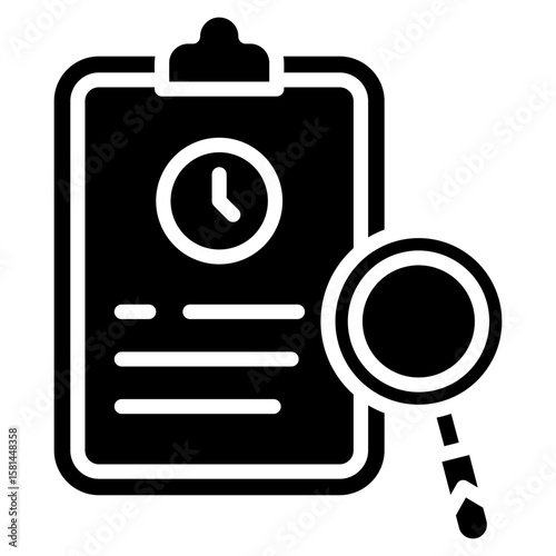 Study Tracker Icon Element For Design