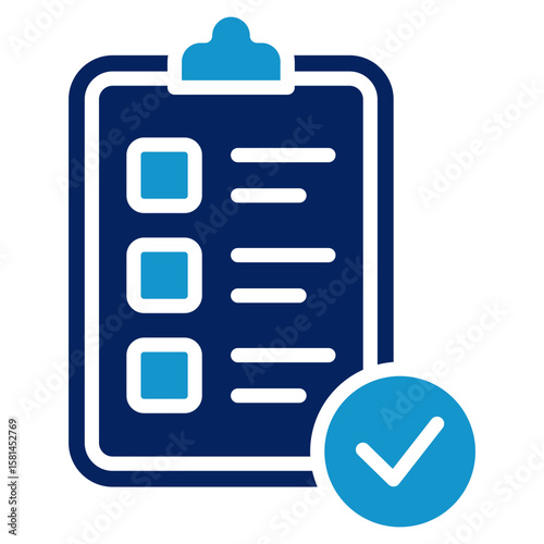 Task Board Icon Element For Design