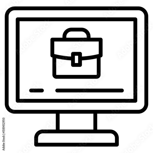 Job Platform Icon Element For Design