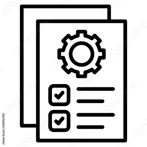 Job Listing Icon Element For Design