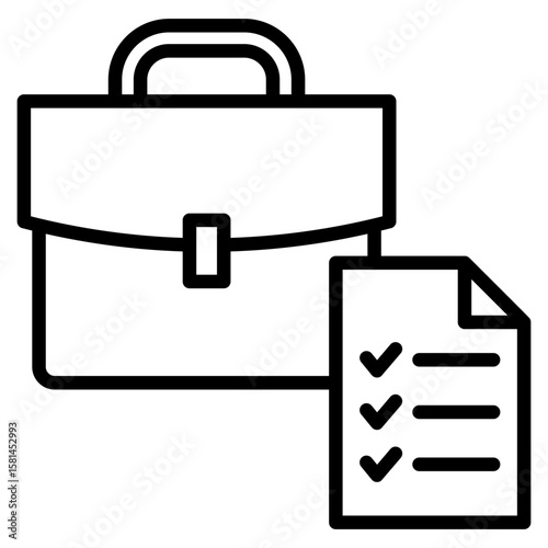 Project Work Icon Element For Design