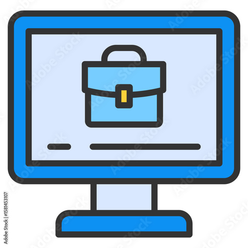 Job Platform Icon Element For Design