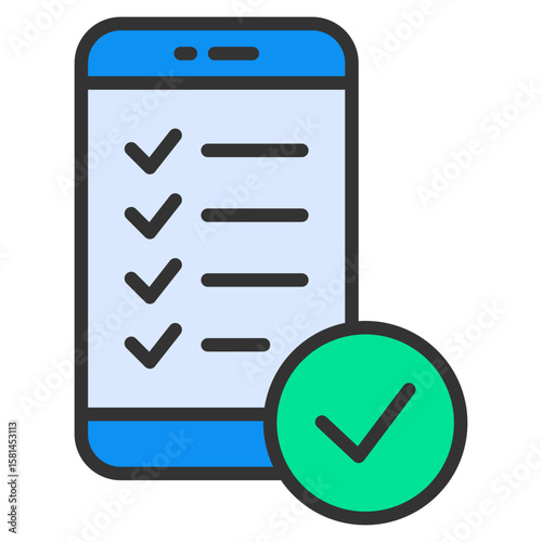 Task App Icon Element For Design