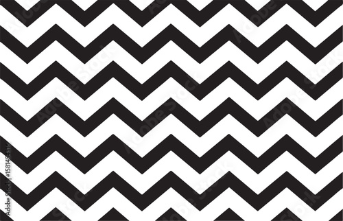 Black and white chevron pattern seamless background design for graphic design and textures