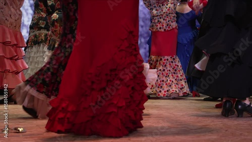 Flamenco Spain. Passionate flamenco performance on stage
