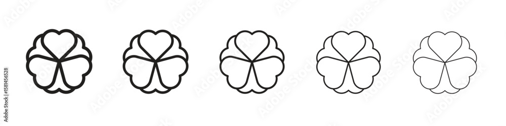 Fototapeta premium Magnolia icon simple editable stroke series pack. eps10