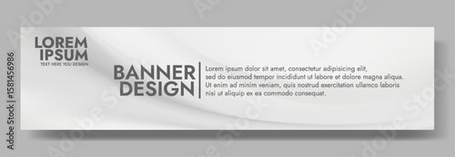 Modern minimalist banner design with a polished diamond background