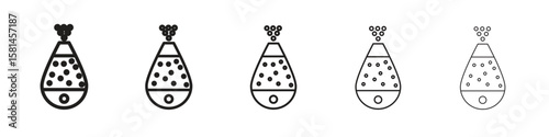 Humidifier icon simple editable stroke series pack. eps10