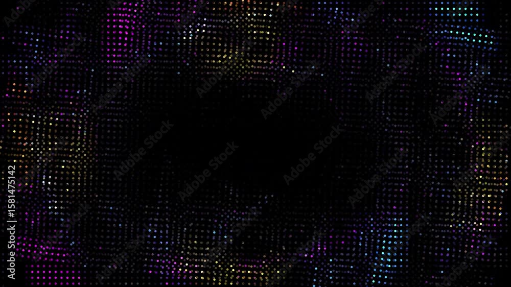dots represent digital data, modern technology abstract dot motion background