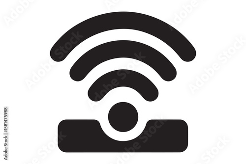 Wifi. Icon for design. Easily editable