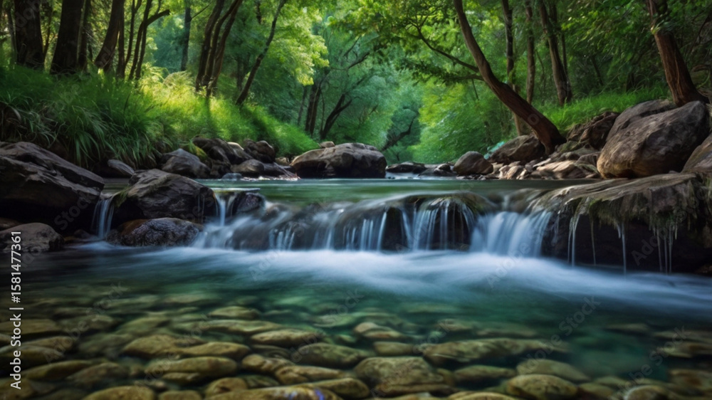 Naklejka premium view panorama