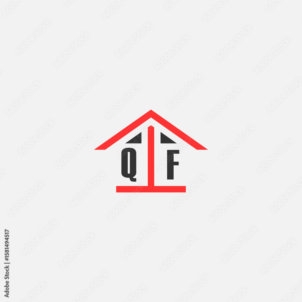 Initials Vektor Stok Home Logo Real Estate Logo Initials Vektor Stok Home Logo Real Estate Logo