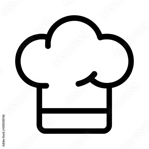 Chef recommendation icon with chef hat and transparent background symbolizing culinary expertise and top dish endorsement
