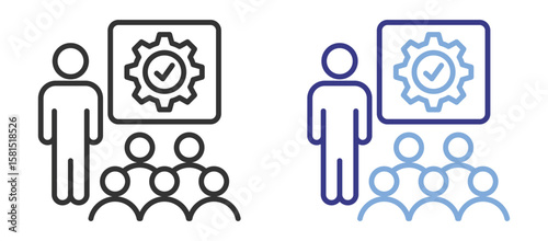 Management Training icon color