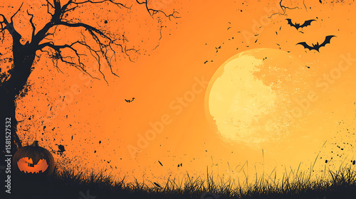 Halloween thrills with chilling tales, carved pumpkins, spooky sounds, cobweb-covered doors, and playful fear. Monsters, zombies, and fairies roam as treats and tricks fill the crisp night air. 