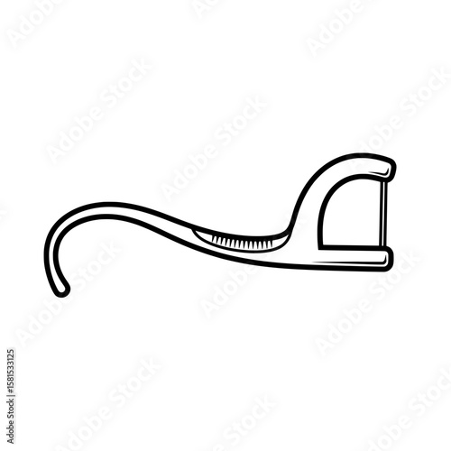 sleigh with curved runners and high back for winter transport
