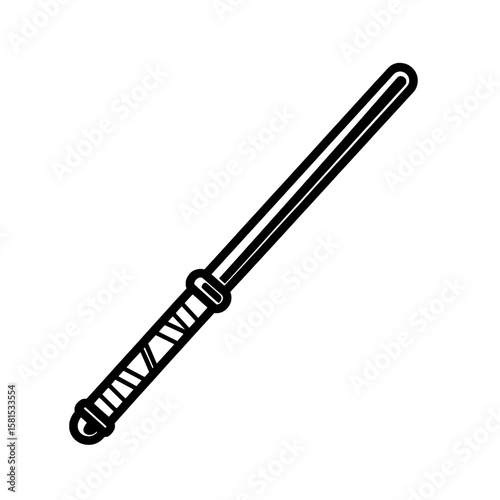 Hair curling iron with clamp for styling hair