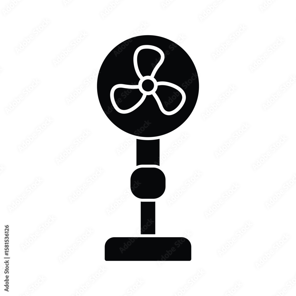 Obraz premium Stand Fan icon design template