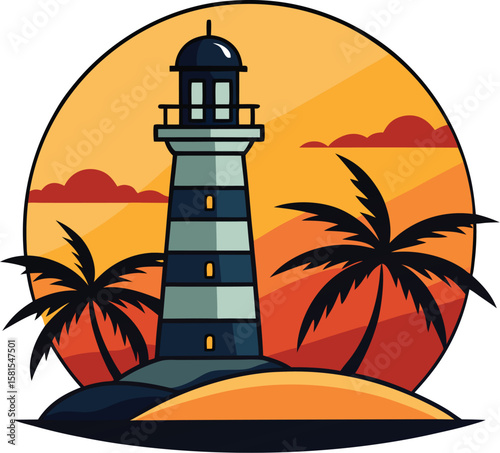 lighthouse on the beach